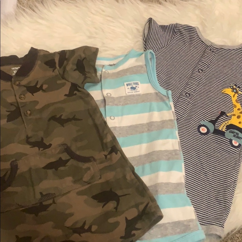 Bundle of 3 Carter’s rompers
